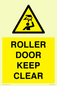 WV10330: ROLLER DOOR KEEP CLEAR