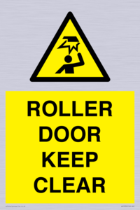 WV10330: ROLLER DOOR KEEP CLEAR