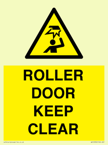 WV10330: ROLLER DOOR KEEP CLEAR