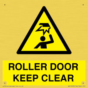 WV10330: ROLLER DOOR KEEP CLEAR