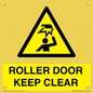 WV10330: ROLLER DOOR KEEP CLEAR