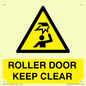 WV10330: ROLLER DOOR KEEP CLEAR