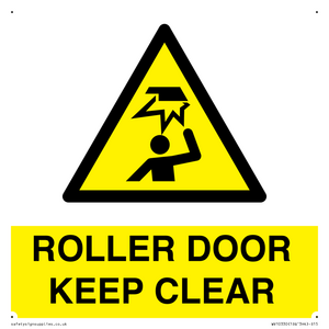 WV10330: ROLLER DOOR KEEP CLEAR