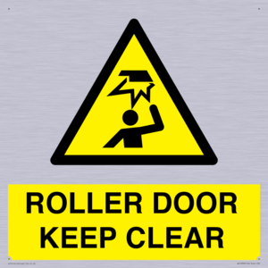 WV10330: ROLLER DOOR KEEP CLEAR
