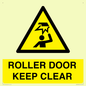 WV10330: ROLLER DOOR KEEP CLEAR
