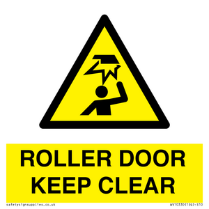 WV10330: ROLLER DOOR KEEP CLEAR