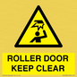 WV10330: ROLLER DOOR KEEP CLEAR