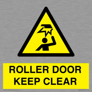 WV10330: ROLLER DOOR KEEP CLEAR