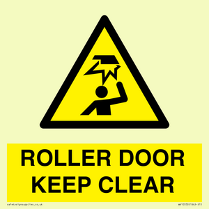 WV10330: ROLLER DOOR KEEP CLEAR