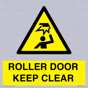 WV10330: ROLLER DOOR KEEP CLEAR