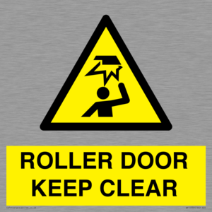 WV10330: ROLLER DOOR KEEP CLEAR
