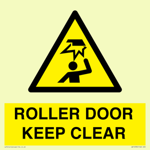 WV10330: ROLLER DOOR KEEP CLEAR