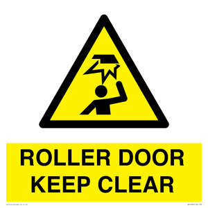 WV10330: ROLLER DOOR KEEP CLEAR