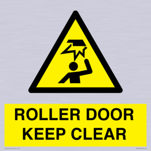 WV10330: ROLLER DOOR KEEP CLEAR