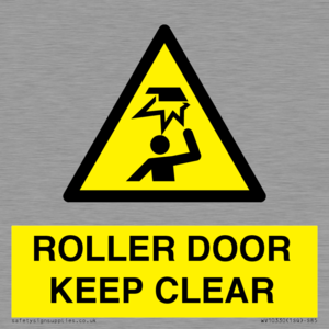 WV10330: ROLLER DOOR KEEP CLEAR