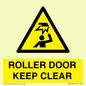WV10330: ROLLER DOOR KEEP CLEAR