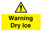 WV10336: Warning Dry Ice