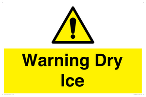 WV10336: Warning Dry Ice