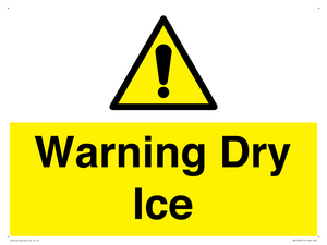 WV10336: Warning Dry Ice