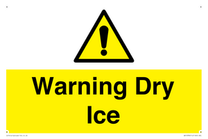 WV10336: Warning Dry Ice