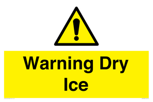 WV10336: Warning Dry Ice