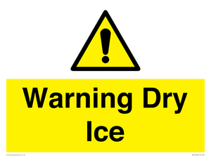 WV10336: Warning Dry Ice