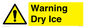 WV10336: Warning Dry Ice