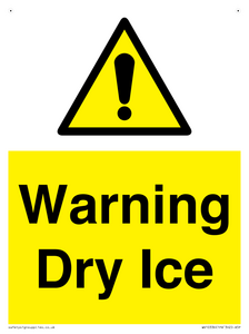 WV10336: Warning Dry Ice