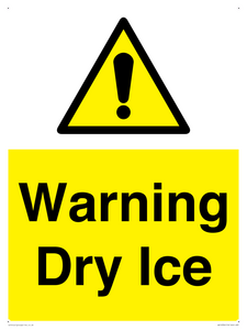 WV10336: Warning Dry Ice