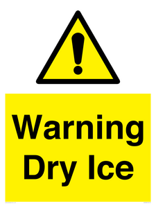 WV10336: Warning Dry Ice