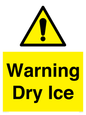 WV10336: Warning Dry Ice