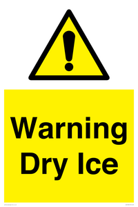 WV10336: Warning Dry Ice