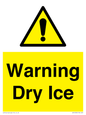 WV10336: Warning Dry Ice