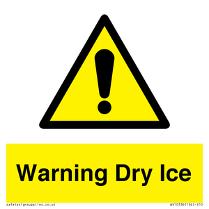 WV10336: Warning Dry Ice