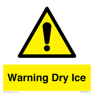 WV10336: Warning Dry Ice