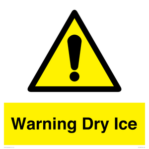 WV10336: Warning Dry Ice