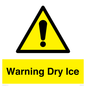 WV10336: Warning Dry Ice