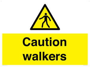 WV10351: Caution walkers