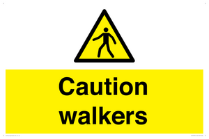 WV10351: Caution walkers