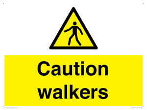 WV10351: Caution walkers