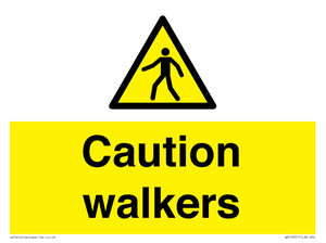 WV10351: Caution walkers