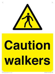 WV10351: Caution walkers