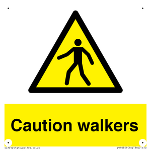 WV10351: Caution walkers