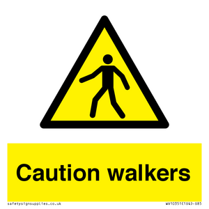 WV10351: Caution walkers