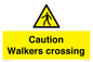 WV10353: Caution walkers crossing