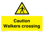 WV10353: Caution walkers crossing