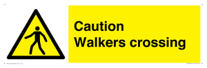 WV10353: Caution walkers crossing