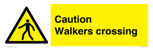 WV10353: Caution walkers crossing