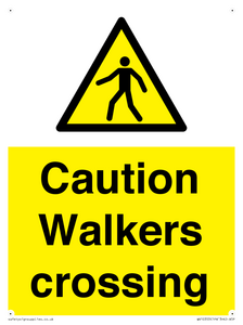 WV10353: Caution walkers crossing