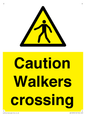 WV10353: Caution walkers crossing